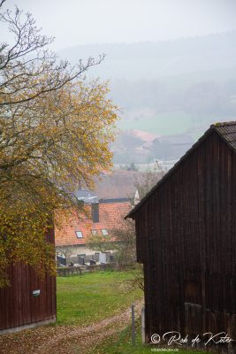 View from "Am Schlossberg" / Blick Am Schlossberg Tännesberg, Oberpfalz, Bayern.