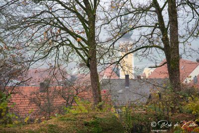 View from "Am Schlossberg" / Blick Am Schlossberg Tännesberg, Oberpfalz, Bayern.