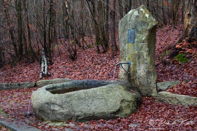 The Geologist's well at the Geolehrpfad. /Der Geologenbrunnen auf dem Geolehrpfad, Tännesberg, Oberpfalz, Bayern.